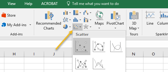 Create Scatter Chart In Excel