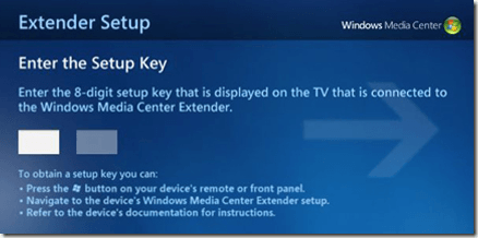 extender setup key