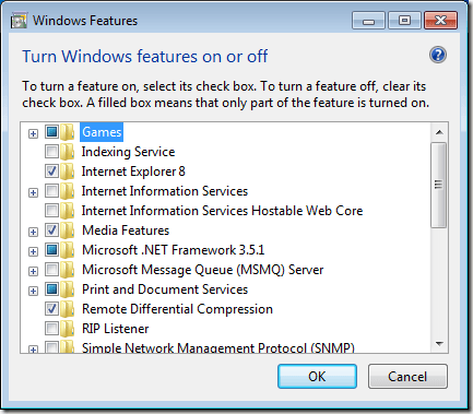 Cómo Activar Windows 7 En o Desactivar las Características de la