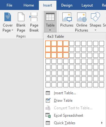 How To Make A Chart In Word Mac