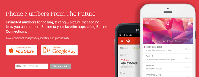 burner app