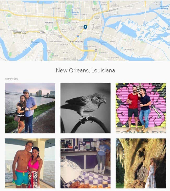 instagram browse location