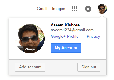 google my account