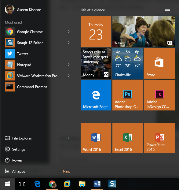 Гарячі клавіші в Windows 10 для управління вікнами додатків та програм