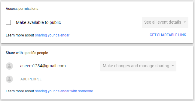 How to Share a Google Calendar - 13
