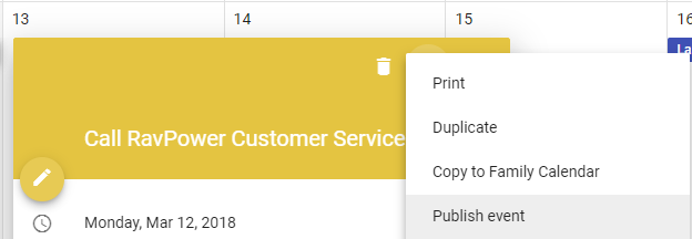 How to Share a Google Calendar