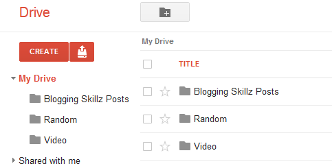 Google drive synced folder