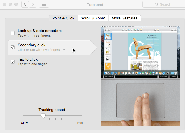 how to right click in windows parallel on mac