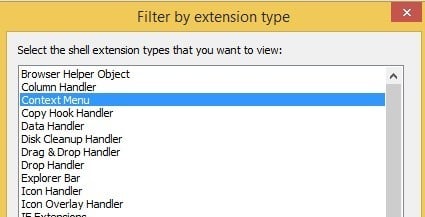 Troubleshoot Slow Right Click Context Menu in Windows 7 8 - 2