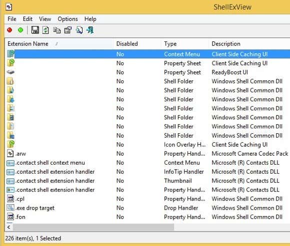 Troubleshoot Slow Right-Click Context Menu in Windows 7/8 image 5
