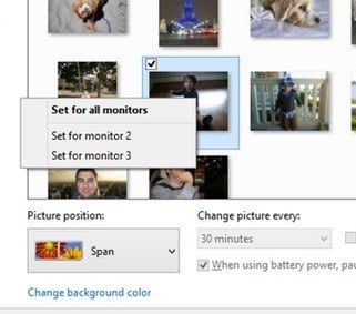 Setup Different Backgrounds for Dual Monitors in Windows 7 - 45