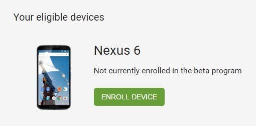 enroll android device