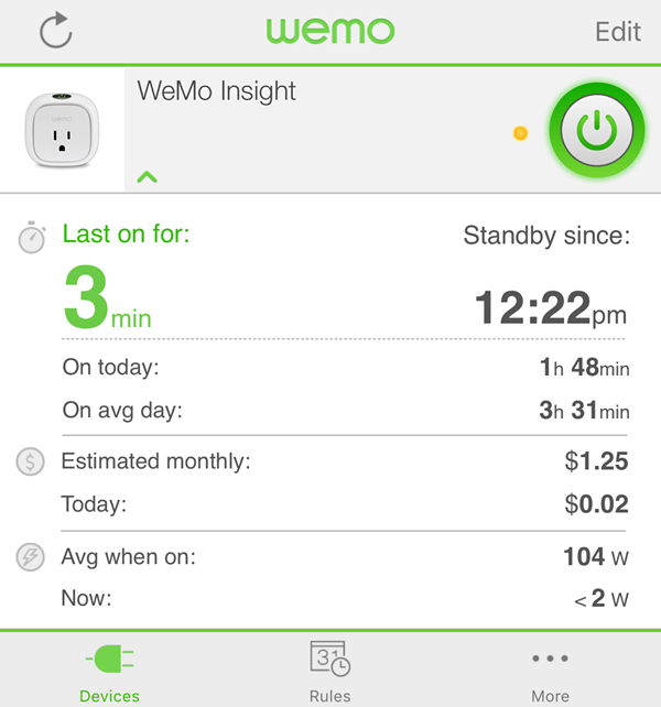 How to Export WeMo Energy Usage Data to Excel - 66