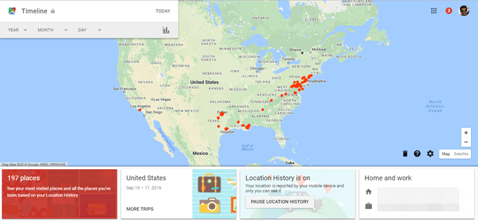 How To View Google Maps Location History