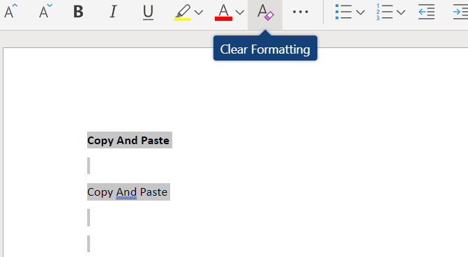 microsoft word highlight shortcut key