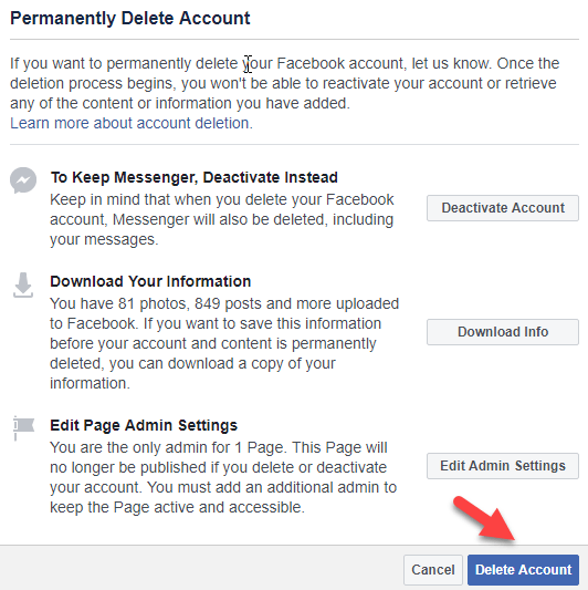 How to Download And Delete Your Data From Facebook - 93