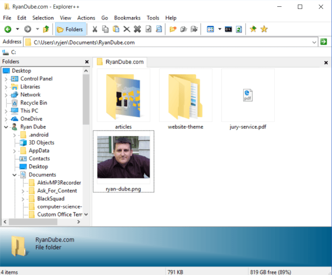 Windows File Manager App