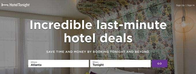 Hotel Tonight (iOS |&nbsp; Google) image