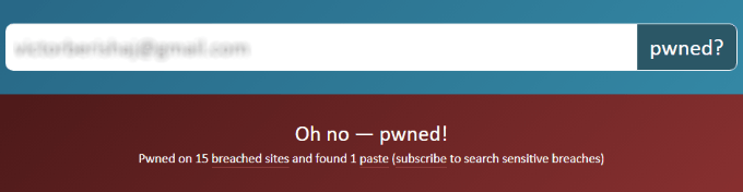 Have I Been Pwned image