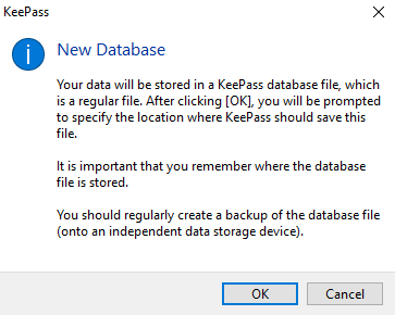 Setting
Up KeePass For The First Time image 6