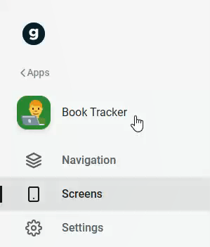 click-on-book-tracker-left-side - Online Tech Tips Setting the App Logo and Information image - click-on-book-tracker-left-side