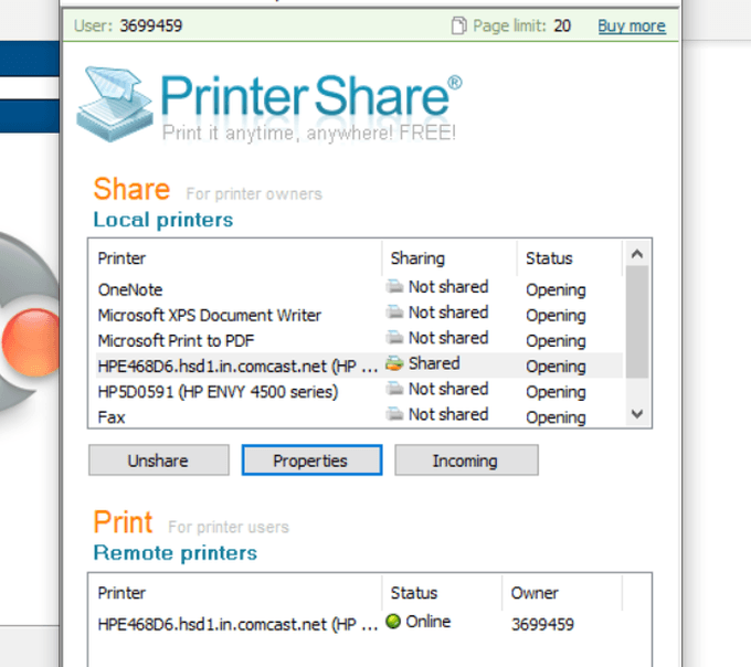 User Free PrinterShare Software image 2
