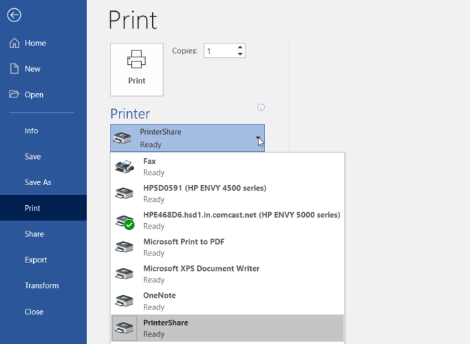 User Free PrinterShare Software image 3