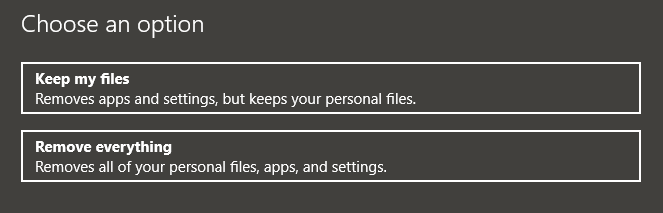 reset pc - Online Tech Tips Step 2: Do a Windows Reset First image 2