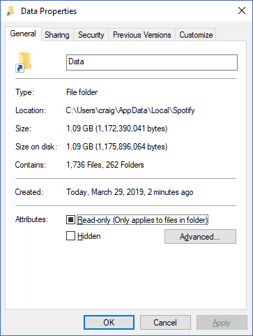 How to Change the Location of Spotify’s Local Storage in Windows image 7