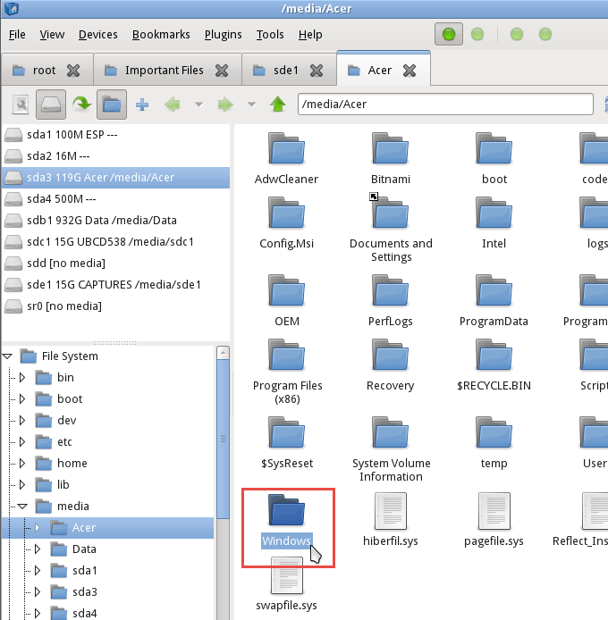 How to Retrieve Windows Files Using a Linux Live CD - 91