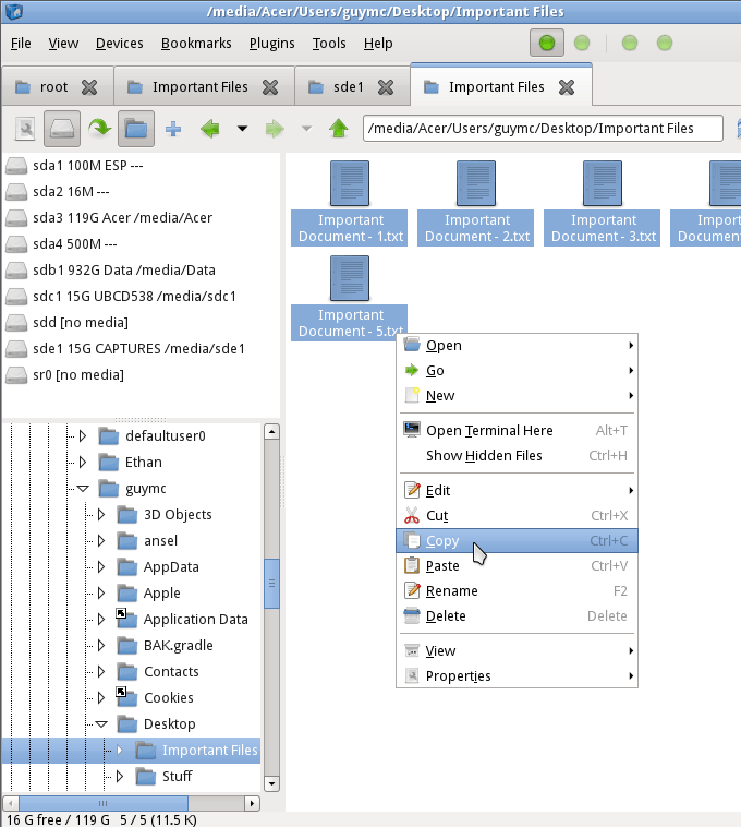 How to Retrieve Windows Files Using a Linux Live CD - 59