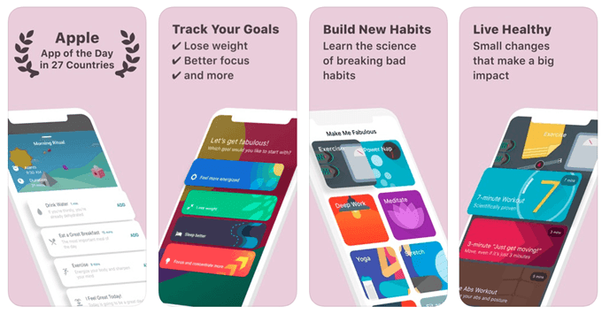 Fabulous &amp;#8211; Goal Setting and Habit
Tracking image 2