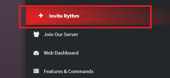 Rythym Bot Commands