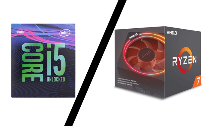 i5-versus-ryzen-7-2600x - Online Tech Tips Best CPU Under $300 – Intel
i5-9600k vs AMD Ryzen 7 2700X image