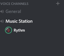 Add Rythm Bot To Voice Channel