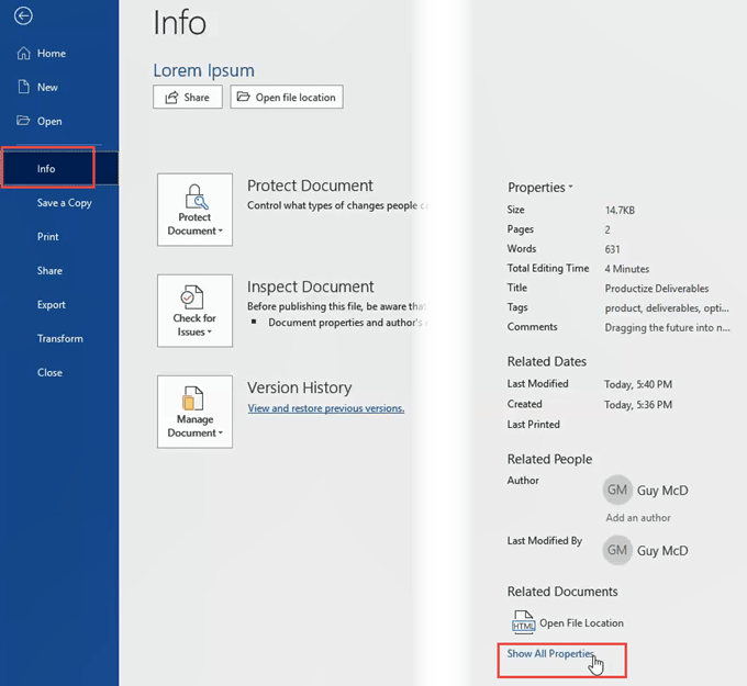 How to Completely Delete Personal Metadata from Microsoft Office Documents image 4