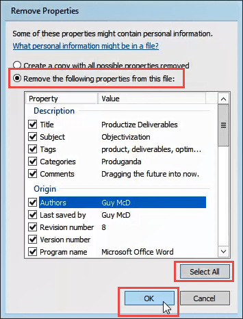 How to Delete Metadata in Windows Explorer image 3