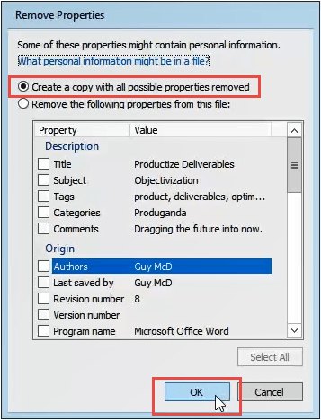 How to Delete Metadata in Windows Explorer image 4