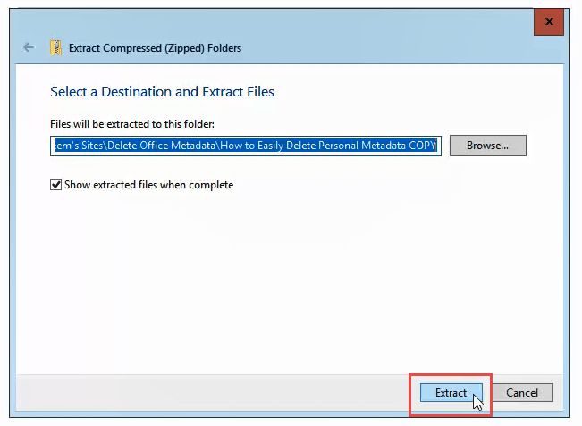 How Can I View Office Metadata? image 9