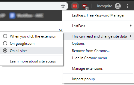 Change the Permissions of Chrome Extensions image 2