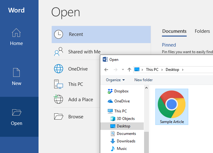 word documents open as html word documents open as html