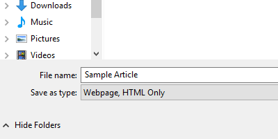 Saving
Web Pages to Word image 2