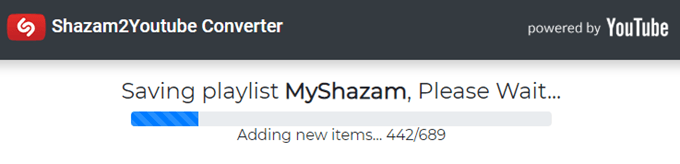 shazam2youtube-import - Online Tech Tips Make a YouTube
Playlist From Shazam Songs image 5