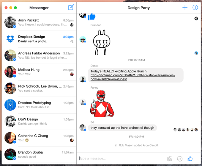 Mac Users Can Use Messenger For Mac image