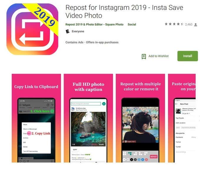 Repost for Instagram 2019 - Online Tech Tips There’s An App For That image