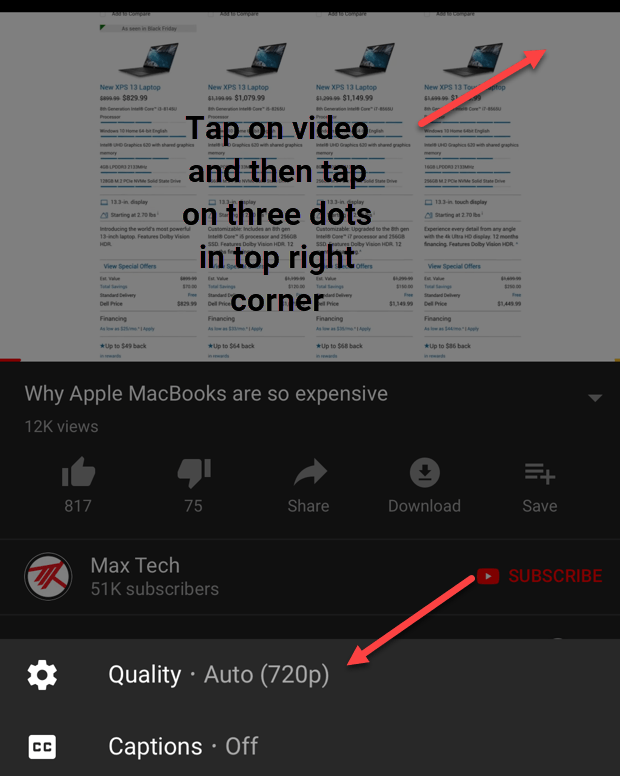 The Obvious One: Lower the Video
Quality image