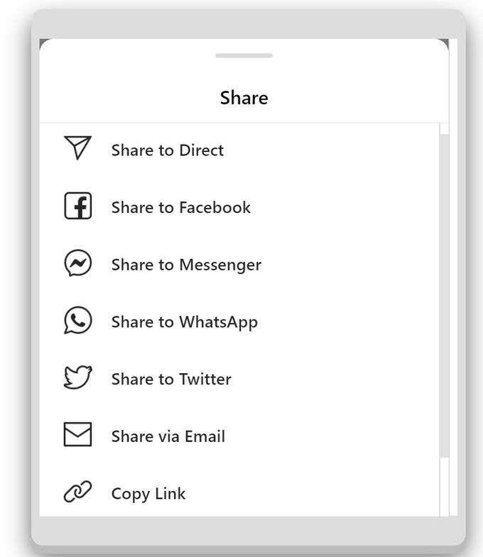 click share - Online Tech Tips Sharing Instagram Posts On Other Platforms image 2