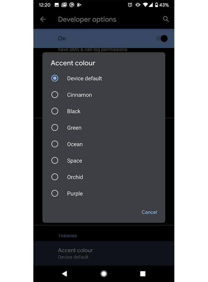 device-accent-colors-android-q - Online Tech Tips New UI Accent Color Options image