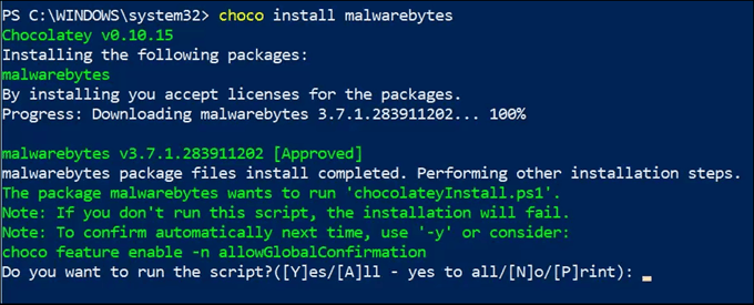 Installing Software with Chocolatey image 2