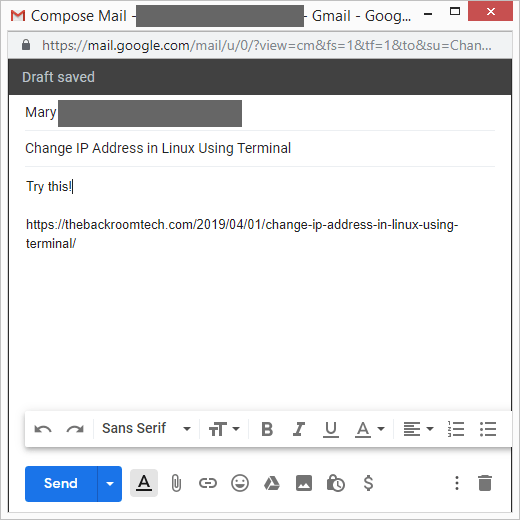 share-gmail - Online Tech Tips 12 Best Bookmarklets image 3 - share-gmail